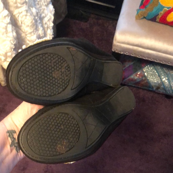 Nine West Black Embellished Flats - Picture 9 of 10